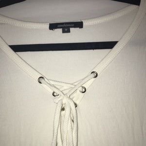 Ambience tie neck T-shirt